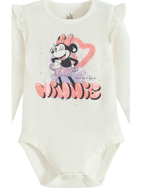 Cool Club Minnie Mouse Κορμάκι Άσπρο