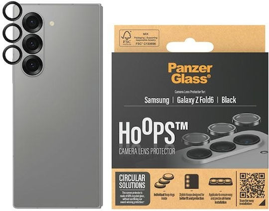 PanzerGlass Hoops Προστασία Κάμερας Tempered Glass Μαύρο για το Samsung Galaxy Z Fold6 F956