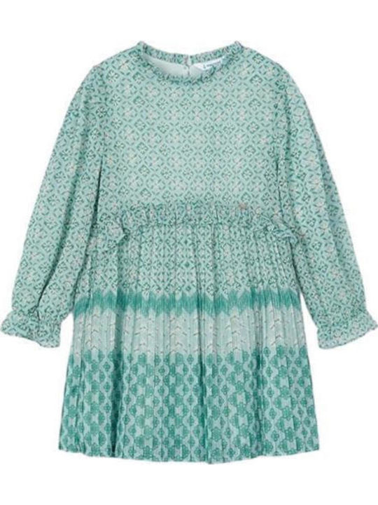 Rochie pentru Copii Mânecă lungă Green
