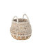 Decorative Basket Wicker with Handles Beige S Line