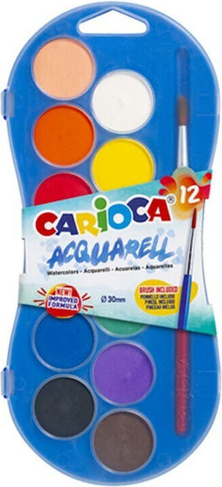 Carioca Set of Watercolours Multicolored 12pcs