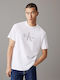 Calvin Klein Herren T-Shirt Kurzarm Brilliant White