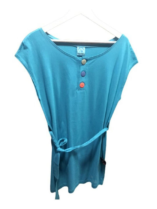 Iriedaily Kleid Ganztägig Petrol Blue