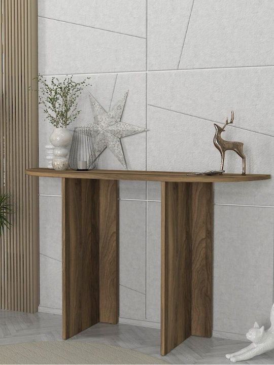 Cortado Wooden Console Table Walnut L120xW35xH75cm