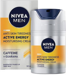 Nivea Active Energy Skin Energy Cremă Hidratantă De Zi Pentru Bărbați 50ml