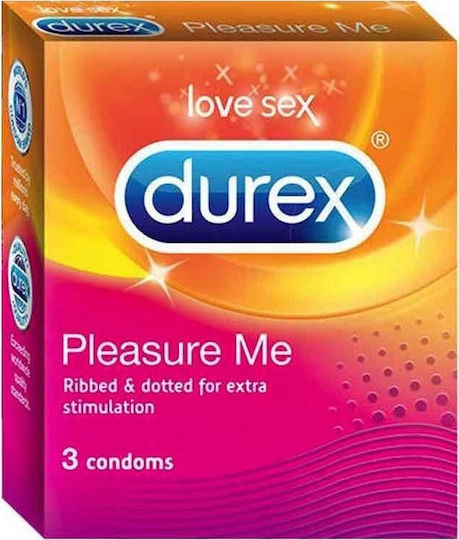 Durex Pleasure Me Condoms 3pcs