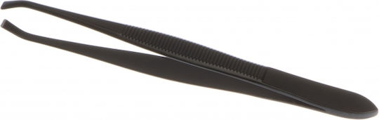 Ro-Ro Accessories Τσιμπιδάκι Φρυδιών με Ίσια Μύτη Μαύρο