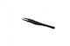 Ro-Ro Accessories Eyebrow Tweezer with Slanted Nose Black
