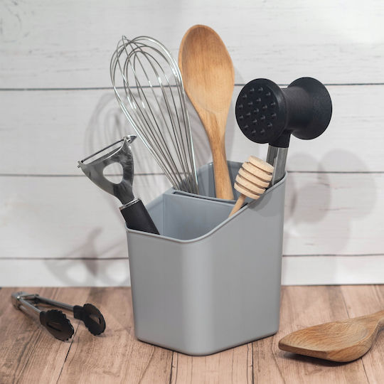Kadax Plastic Gray Cutlery Drainer 14x11x16cm
