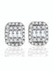 Metrongold Earrings made of White Gold with Diamond