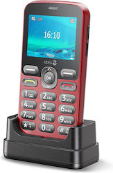 Doro 1880 Dual SIM Mobile Phone with Buttons Red