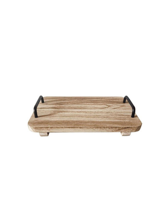 Atmosphera Paulownia Πλατώ Σερβιρίσματος Ξύλινο 40x20x3.5εκ.