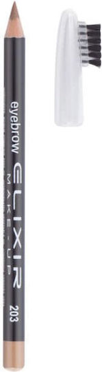 Elixir Eyebrow Pencil Waterproof Pencil for Eyebrows 203 Russet