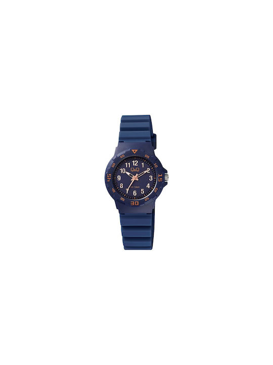 Q&Q Kids Watch with Rubber/Plastic Strap Blue