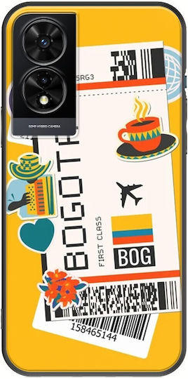 Ticket To Bogota Tcl 505 Negru TPU Silicon