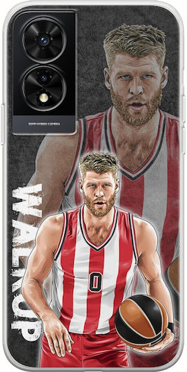 Euroleague Stars Thomas Walkup Tcl 505 Flexible TPU Transparent Silicone