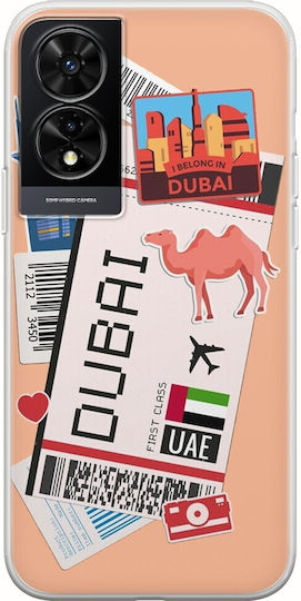 Ticket To Dubai Tcl 505 Flexibles TPU Transparentes Silikon