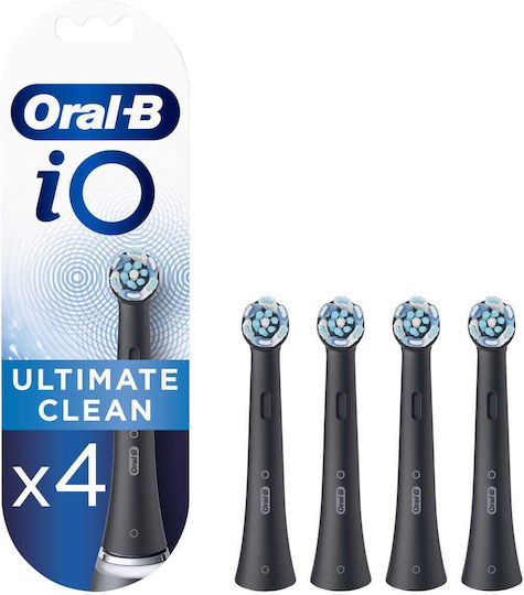 Oral-B iO Ultimate Clean Rezerve Capete Pentru Periuță de Dinți Electrică Black 4 Bucăți
