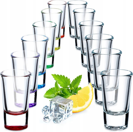 Kadax Shot Glasses made of Glass 28ml 12pcs