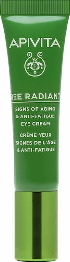 Apivita Bee Radiant Cremă de Ochi pentru Anti-îmbătrânire și Cearcăne 15ml