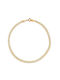 14k Gold Bracelet Retro Shine 19cm