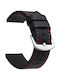 Λουρί Leather Strap Black 22mm