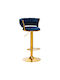 Stool Bar with Adjustable Height Navy