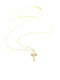 Anagnostakis Damen Gold Kreuz 14K Beidseitig mit Kette