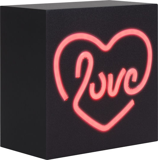 BigBen Connected Neon Bluetooth-Lautsprecher 15W mit Akkulaufzeit bis zu 8 Stunden Love