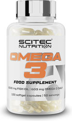 Scitec Nutrition Omega 3 Fischöl 600mg 100 Softgels