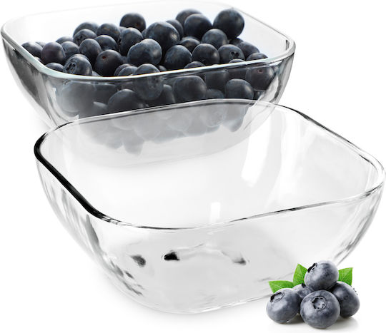 Kadax Salatschüssel Glas Transparent 2Stück