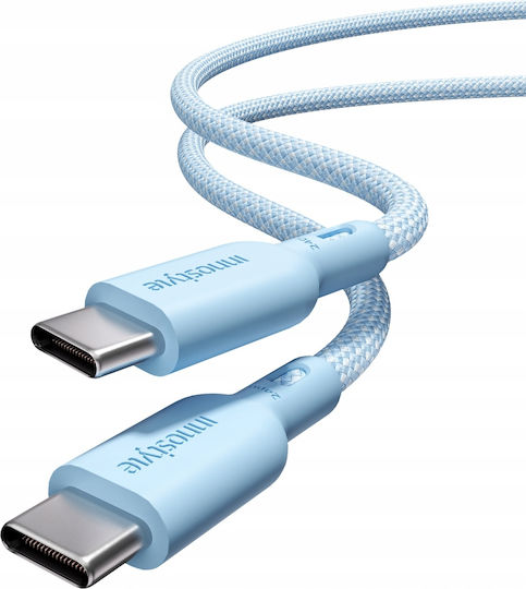 Innostyle USB 2.0 Кабел USB-C Мъжки - USB-C 240W Захранване PD Син 2м ICC240BB