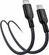 Innostyle Cablu USB 2.0 USB-C Masculin - USB-C 60W PD Negru 2m ICC150BLK