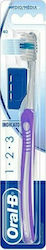 Oral-B Indicator 1-2-3 40 Οδοντόβουρτσα Medium Μωβ