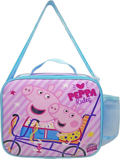 24home.gr Σχολική Ισοθερμική Θήκη Φαγητού Peppa Pig 19x8.5x24cm