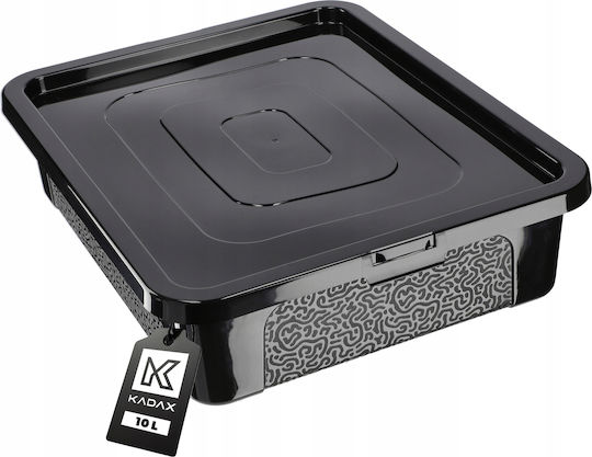 Kadax Cutie De Depozitare Din Plastic Cu Capac 10lt