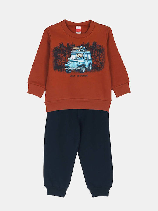 Joyce Kids Sweatpants Set Ecru