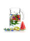Kadax Cană de Servire cu Pahare Sticlă 1700ml 1buc