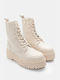 Double-Sole Ankle Boots 4302402-Beige