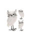 Owl White Feathers 18x31cm 2 Designs