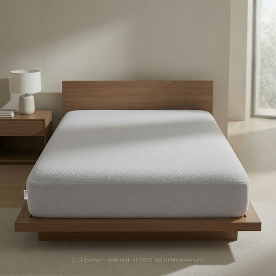 Casa Colori Protective Cover Single with Skirt Gray 100x200+30cm
