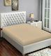 Casa Colori Protective Cover Single with Skirt Beige 100x200+30cm