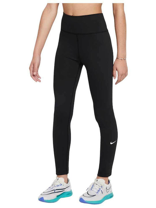 Nike Kinder Leggings Sport Lang Dri-Fit Schwarz One FZ5605-010