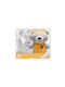 Interbaby Blanket Nursery Swaddling Blankets Gray with Animal Ocher 80x110cm