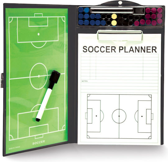 Amila Magnetic Soccer Coach Board 22.5x35.5cm 41948 Green Men's Plastic Collection Market