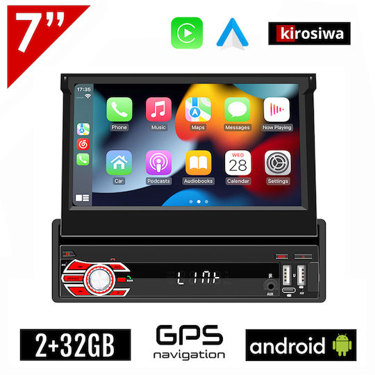Kirosiwa Ραδιόφωνο Αυτοκινήτου 1 DIN (Bluetooth/USB)