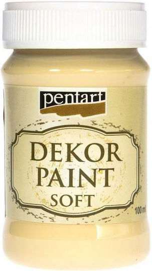 Dekor Soft Kreidefarbe 100ml Pentart Gelb