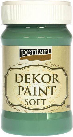 Κιμωλίας Dekor Soft Paint 100ml Pentart Turquoise-green