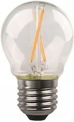 LED крушка 2W за фасунга E27 Топло бяло