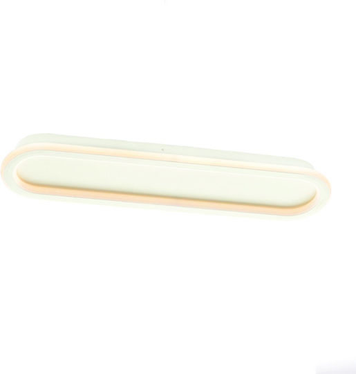 Aca Solo Ceiling Mount Light 57cm White with Integrated LED